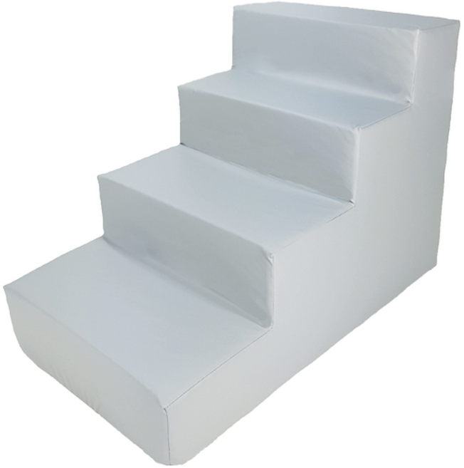 8DECO 강아지계단 PU방수 연그레이 방수 CLG (스폰지포함), 연그레이 방수-4단, 1개