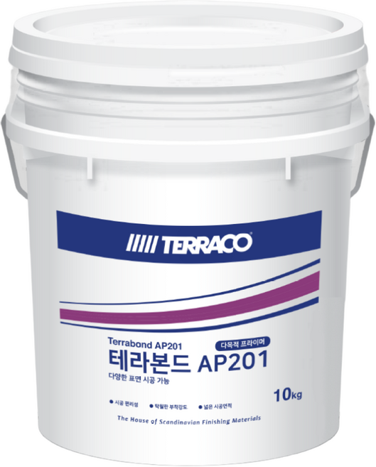 테라코 테라본드 AP201 다목적 프라이머, 1개, 백색, 10kg