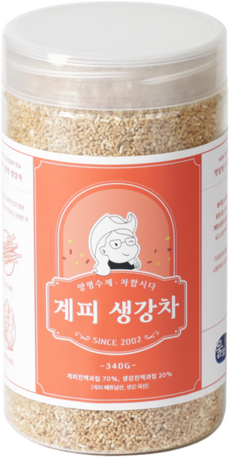 차합시다 계피 생강차, 340g, 1개입, 1개