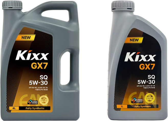 KIXX G1 5W30 SP 4L 1개 +1L 가솔린 엔진오일, KIXX GX7 5W30_4L 1개 +1L 1개