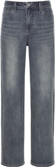 [백화점정품] 게스 여성 청바지 사계절 커브드 와이드 D톤 스판 데님팬츠