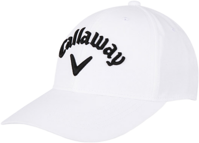 캘러웨이 2025 베이직 라이트 모자, 화이트