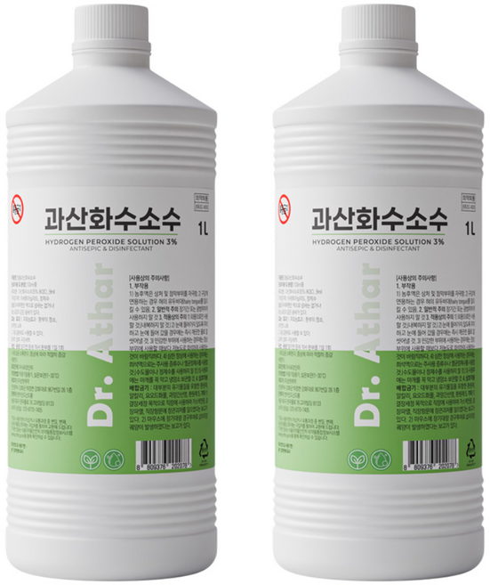 닥터아타르 과산화수소수, 2개, 1L
