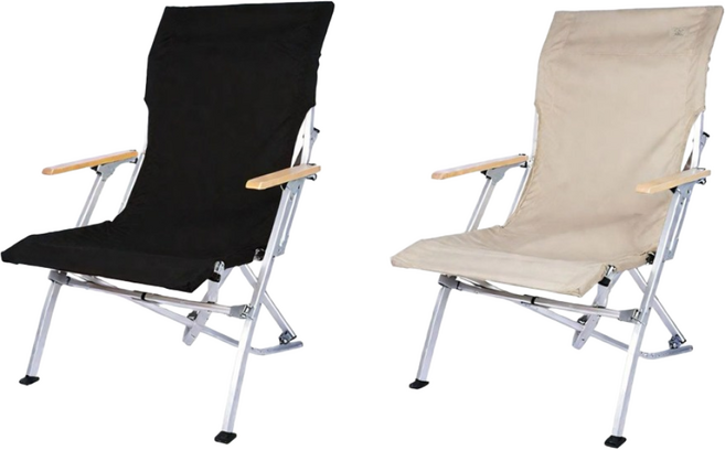 로우체어 접이식 경량 캠핑 의자 BEARCURZ, 1개, 로우 카키베이지