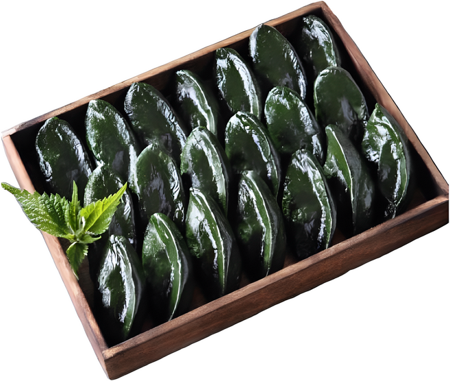 산지직송 영광 참 모시송편 60g 20개 찐송편 1.2kg, 기피 60g  20개, 1개