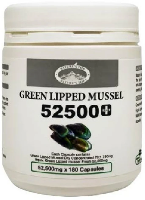 호주 네이쳐스탑 초록홍합 52500mg 180정-2개, 2개, 180정 - 쿠팡