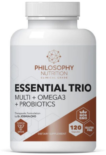 필로소피 에센셜 트리오 120캡슐 - Philosophy Nutrition Essential Trio 120 cap, 1개, 120회분