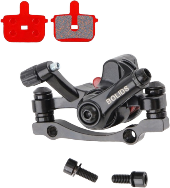 RAING 전기자전거 킥보드 BOLIDS 범용 기계식 디스크브레이크 뒤 캘리퍼, 1개