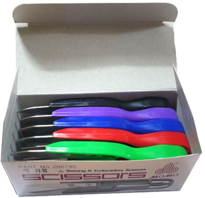 MOA 쪽가위 - 플라스틱 (1통10본입)/쪽가위/가위/951034, 1개