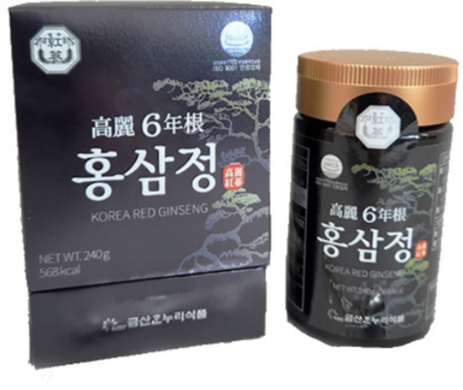 인삼 홍삼 농축액 고려6년근 홍삼정 (240g) +쇼핑백, 1개, 240g