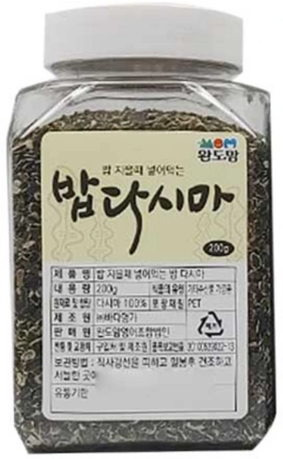 완도맘 밥다시마, 200g, 1개 - 쿠팡