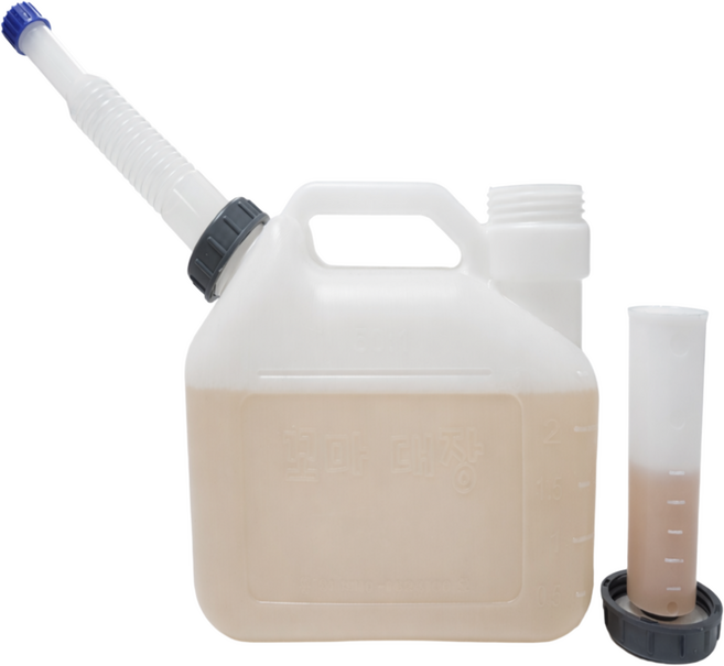 [블레이덱스]꼬마대장 대용량 2행정 연료혼합통 예초기 발전기 2.5L [국내산], 1개