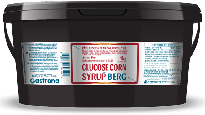 글루코오스 콘 시럽(버그)D.E. 40-45 / 고점도 시럽 / 결착용 시럽, 4kg, 1개