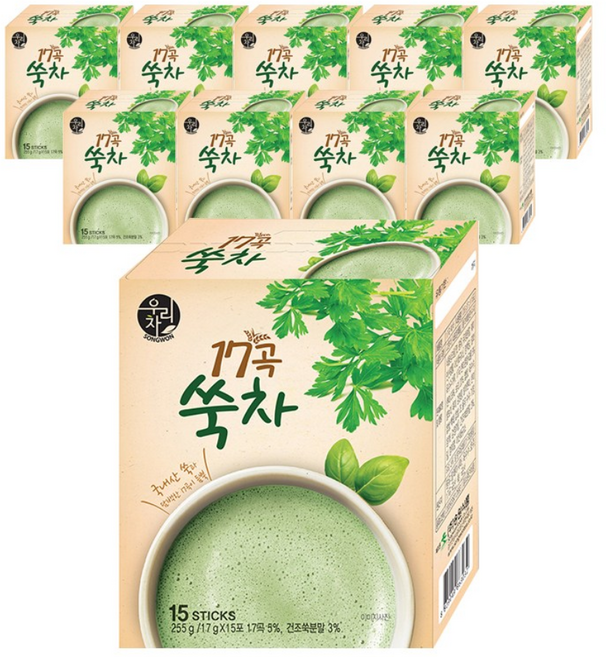 송원 17곡 쑥차, 17g, 15개입, 10개