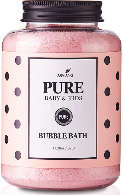 아르비앙 유아용 퓨어 버블바스 거품입욕제 보들보들 스윗로즈, 320g, 1개