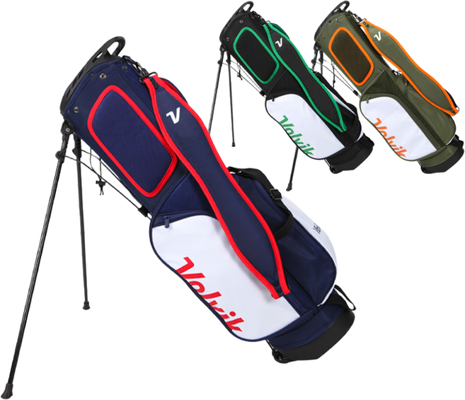 볼빅 슬림 스탠드백 골프가방 스너그터치 경량 캐디백, 카키