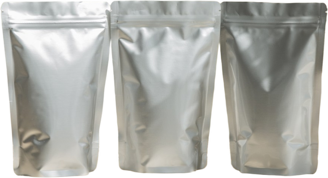 은박지퍼백 사료 소분 알루미늄, 100개, 100x170+30