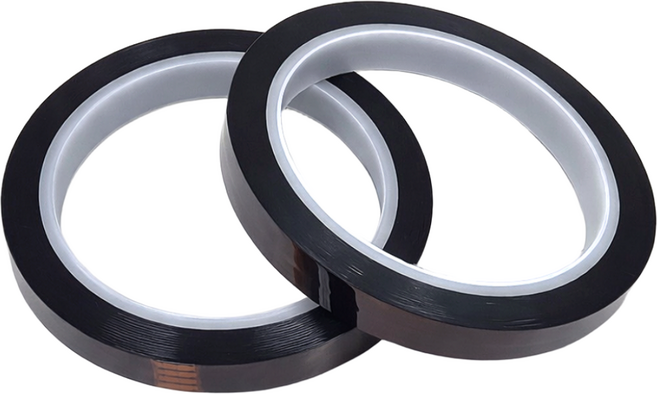 닉스테이프 캡톤 테이프 PI 고열 내열 절연 폴리이미드 테이프 12mmX33M, 2개