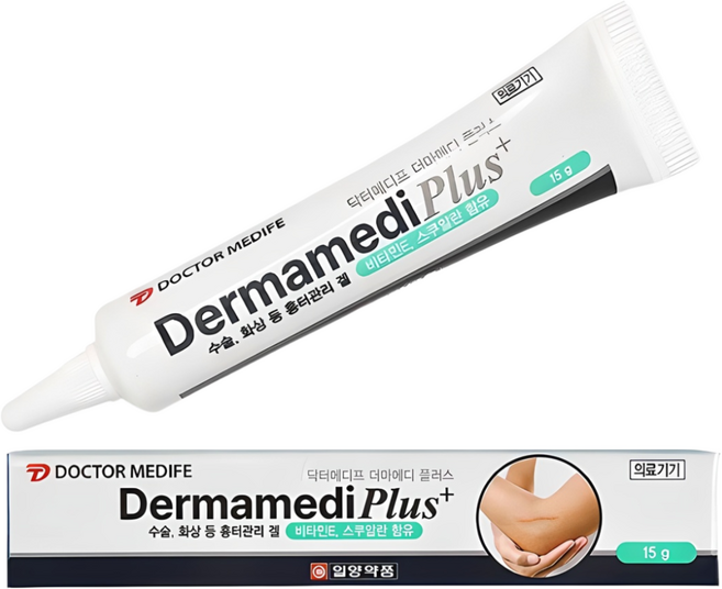 일양약품 더마메디 플러스 수술 화상 흉터 관리 연고, 1개, 15g