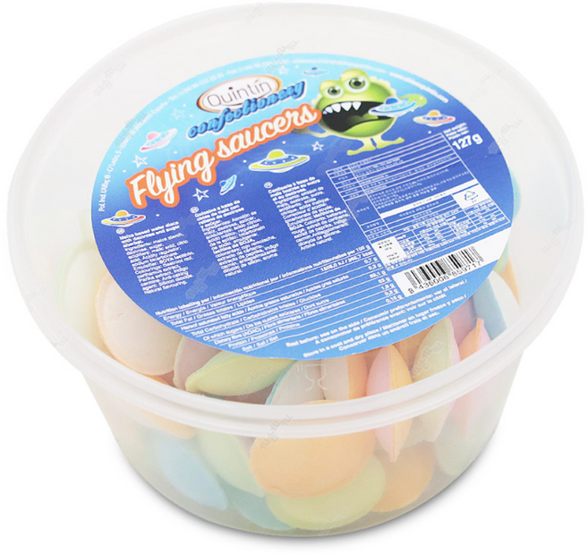 우주선 모양 캔디, 127g, 1개