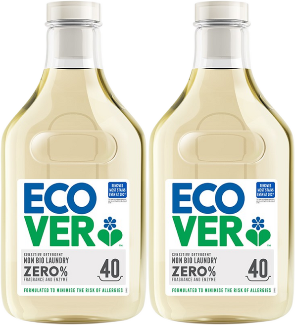 에코버 액상 세탁세제 제로, 1.43L, 2개