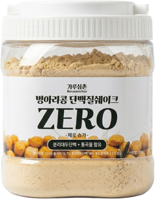 병아리콩 제로 단백질 쉐이크 통곡물 20곡물 대용량, 1개, 800g