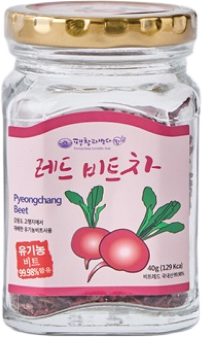 평창라벤다팜유기농레드비트차, 1개, 30개입, 1.2g