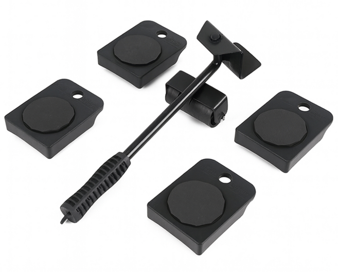 이지앤코 혼자서도 척척 만능 가구 지렛대, 블랙