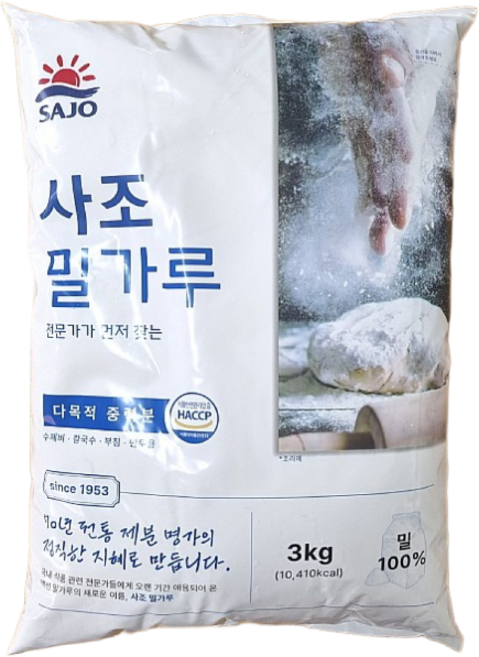 사조밀가루3kg*4개입, 3kg, 4개