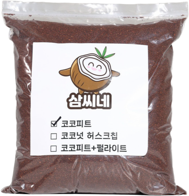 삼씨네 코코피트 파충류 바닥재 크레 도마뱀 달팽이 등각류 비바리움, 3L, 1개