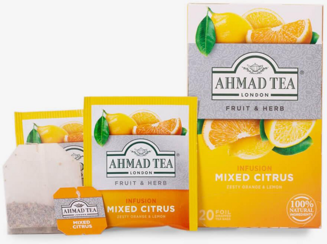 아마드티 믹스 시트러스 티백, 2g, 20개입, 6개