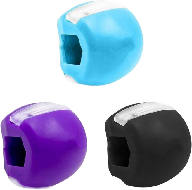 얼굴 리프팅 기구 3단계, 블루+퍼플+블랙, 1세트