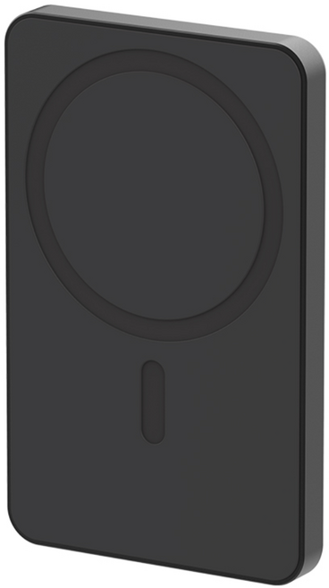 UBX 고속 무선 충전 아이폰 맥세이프 보조배터리, 5000mAh, 블랙, A23