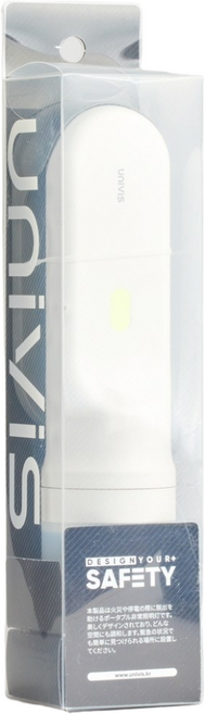 [유니비스] 휴대용 LED 소방 화재 비상손전등 비상조명등 일본 수출형, 스노우화이트