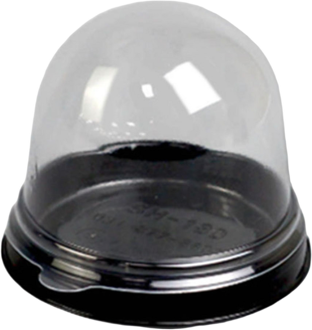 엠엔피 조각케이크 케이스 투명 디저트 케이크 포장용기 양갱 마카롱 두쫀쿠 검정 고 100개