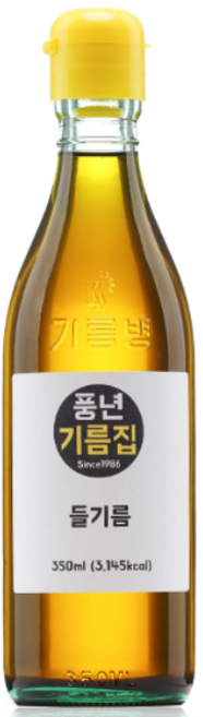 Poongnyungireumjib 紫蘇油, 350ml, 1個