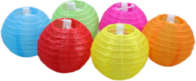 소원등 10cm 100개 - 천재질 색상6가지 미니만월등 미니연등, 혼합100개