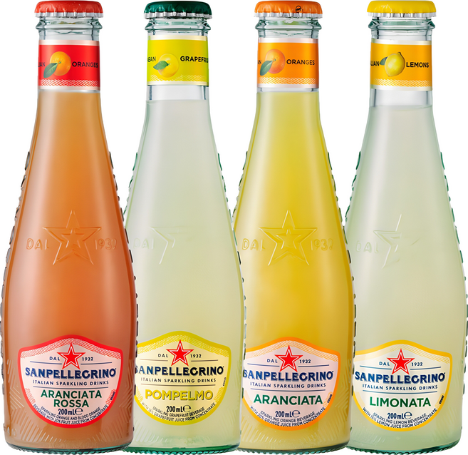 이젠서진 산펠레그리노 4종 혼합 200ML 각4병씩 총 16병 (오렌지 로싸 리모나타 폼펠모), 1세트