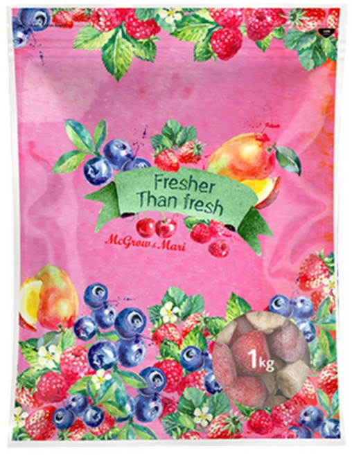 맥그로우앤마리 냉동 딸기바나나, 1개, 2kg