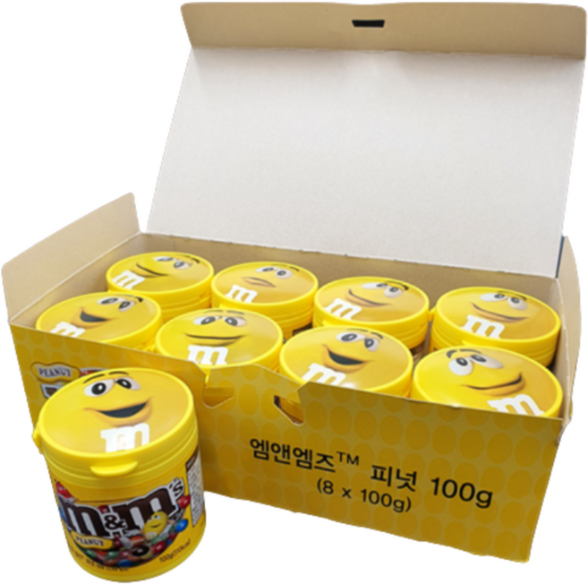 엠앤엠즈 피넛 초콜릿 100g x 8통 1box, 8개