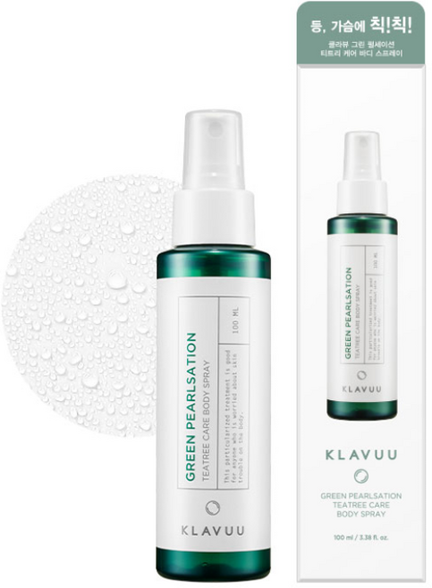 클라뷰 그린 펄세이션 티트리 케어 바디 스프레이, 1개, 100ml