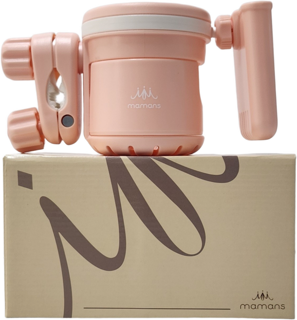 SIZNIZ 3in1 유모차 컵홀더 2구, 1개, 핑크