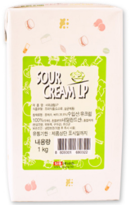 [유제품]사워크림 LP 1KG, 1개
