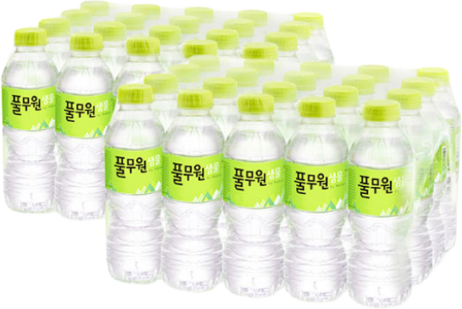 풀무원샘물 풀무원 생수 330mL, 40개