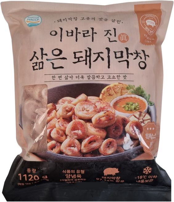 대구 달구벌 이바라 진 삶은 돼지 막창 1120g (120g소스포함), 1.12kg, 1개