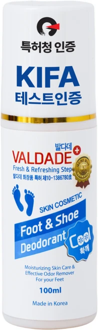 발다데 플러스 풋케어 발냄새 제거, 1개입, 100ml, 1개 - 쿠팡