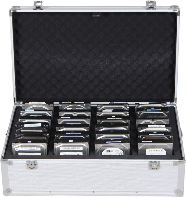 가방몰 HDD24 하드디스크보관함 알루미늄케이스, 1개