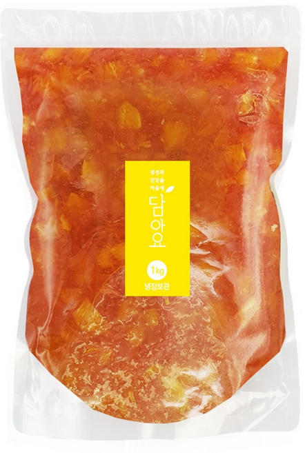 담아요 수제 오렌지자몽청(오렌지큐브+자몽알갱이) 정백당, 1kg, 1개, 1개입