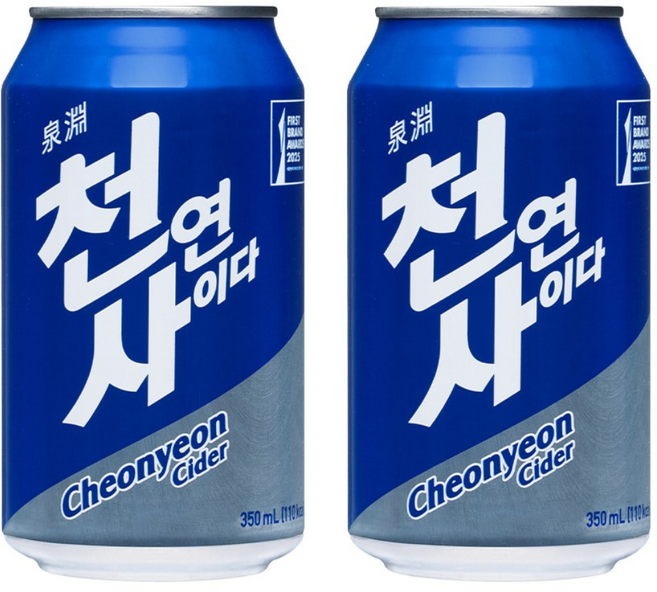 천연사이다, 350ml, 48개