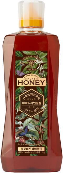 플로비즈 커피꿀 2kg 베트남 자연벌꿀, 1개